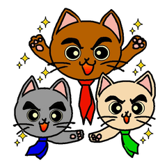 [LINEスタンプ] 猫サラリーマンのスタンプ 