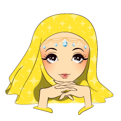 [LINEスタンプ] Hello Muslim hijab girl 