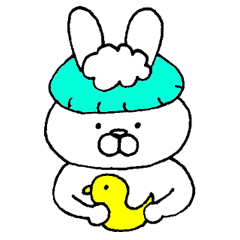 [LINEスタンプ] うさぎのつぶやき 