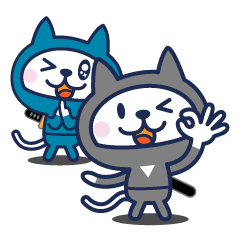 [LINEスタンプ] 忍者キャット 