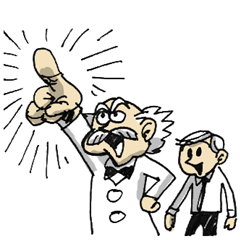 [LINEスタンプ] 博士と助手。 