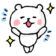 [LINEスタンプ] あおいくま。 