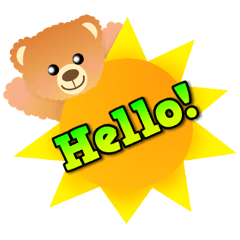 [LINEスタンプ] ハッピー テディー 1 