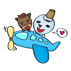 [LINEスタンプ] Snow Quixote trip 