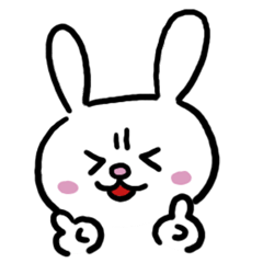 [LINEスタンプ] 大阪うさぎのみやちゃん 