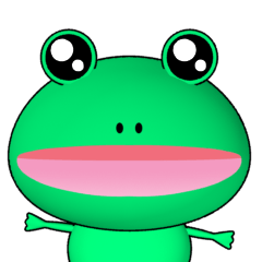 [LINEスタンプ] カエルぽょん 