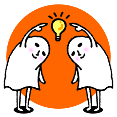 [LINEスタンプ] ほほえみオバケ 