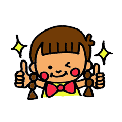 [LINEスタンプ] みつあみガール fetchpriority=high