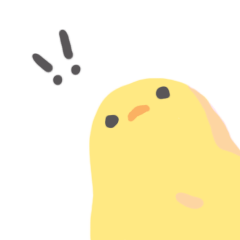 [LINEスタンプ] もっちりしたひよこです 