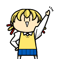 [LINEスタンプ] チエちゃんと雪ちゃん 