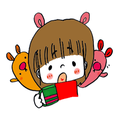 [LINEスタンプ] カカオガール