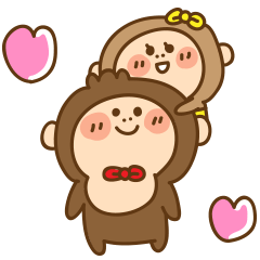 [LINEスタンプ] おさる太郎の日常 