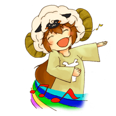 [LINEスタンプ] メルリの羊な日々 