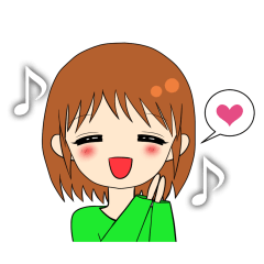 [LINEスタンプ] 恋する女子 