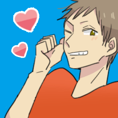[LINEスタンプ] 40コ目の告白スタンプ〜頑張れニッポン男子 