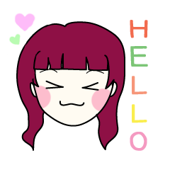 [LINEスタンプ] パステル花ちゃん 