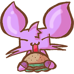 [LINEスタンプ] こみろんらびっと おしょくじじかん！ fetchpriority=high