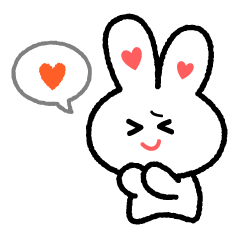[LINEスタンプ] やさぐれウサギのちょろまる ですます編 