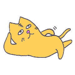 [LINEスタンプ] 不機嫌な猫達 