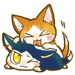[LINEスタンプ] ヘナちょこにゃんち 