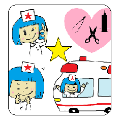 [LINEスタンプ] 新人ナースの日々 