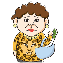 [LINEスタンプ] ナニワのおばちゃん 民代さん 