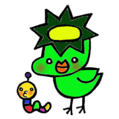 [LINEスタンプ] かっぴーといろむしクン。 