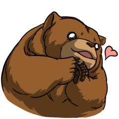 [LINEスタンプ] 白目ベア 