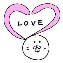 [LINEスタンプ] うさ子 