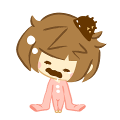 [LINEスタンプ] ねぼけまにゃ子ちゃん