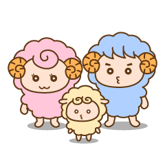 [LINEスタンプ] かわいい羊（ひつじ）ゆるゆヒツジ 