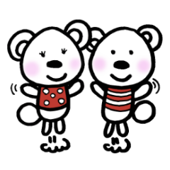 [LINEスタンプ] ちゅっちゅととっと しあわせな日々 