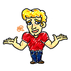[LINEスタンプ] アメリカ人！ 