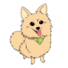 [LINEスタンプ] ポメラニアンのぽんすけ 