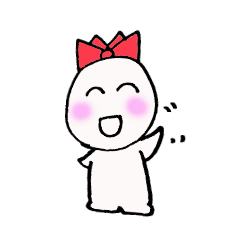 [LINEスタンプ] りぼんちゃん. 