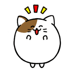 [LINEスタンプ] まるネコ 
