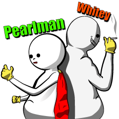 [LINEスタンプ] Pearlman and Whitey 