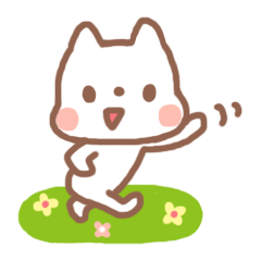 [LINEスタンプ] シロの楽しい毎日 