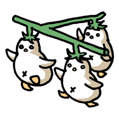 [LINEスタンプ] たまなすぺんぎん 