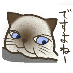 [LINEスタンプ] おちゃめ猫とイケメン猫 