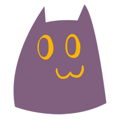 [LINEスタンプ] Purple Cat 