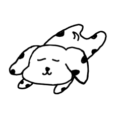 [LINEスタンプ] だるダル、ダルメシアン 