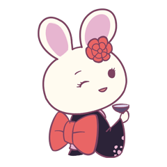 [LINEスタンプ] はんなりはなちゃん 