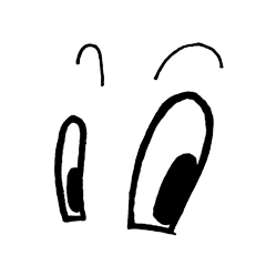 [LINEスタンプ] 目は口ほどに 