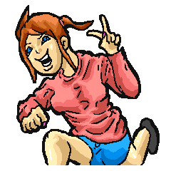 [LINEスタンプ] ウザガール 