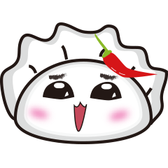 [LINEスタンプ] Plus spicy dumplings sister 