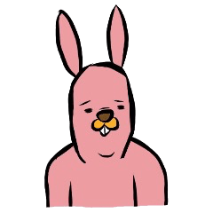 [LINEスタンプ] ウサーーーギ 
