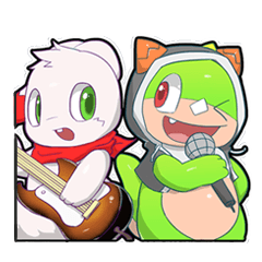 [LINEスタンプ] リック＆ペイルの日常 