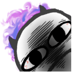 [LINEスタンプ] ちらっとお化け 