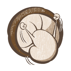 [LINEスタンプ] Yes,Mushroom. 